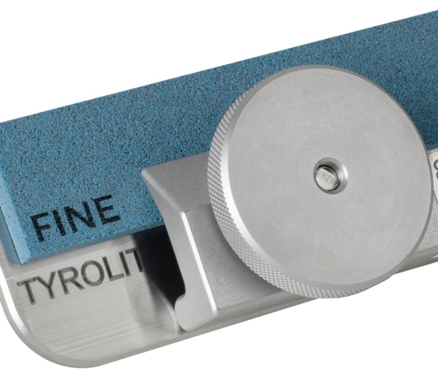 Tyrolit Edelstahlwinkel 88° Elastikfeile Fine TYROLIT Life Edelstahlwinkel 88° und Elastikfeile Fine