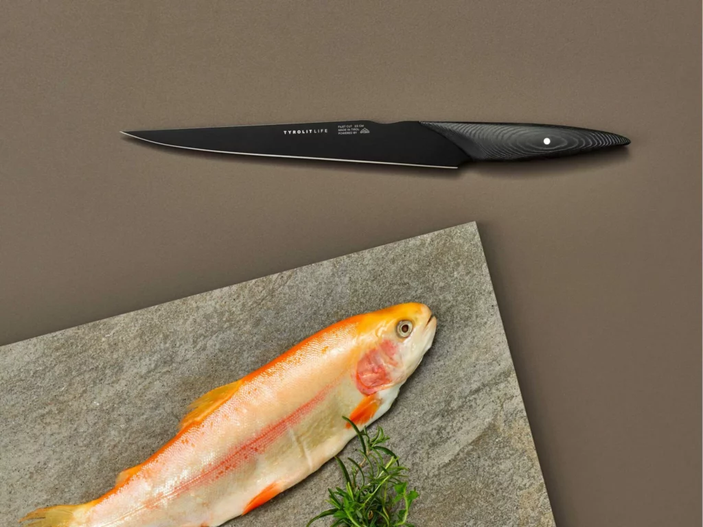 TYROLIT Life Darkline Fillet Cut Knife