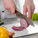 What cutting tasks is the Santoku knife suitable for?